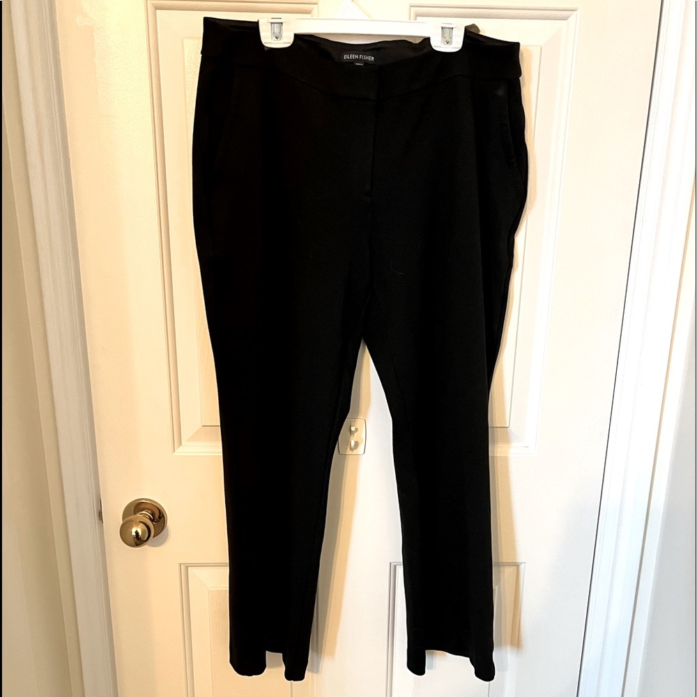 Eileen Fisher straight leg trousers